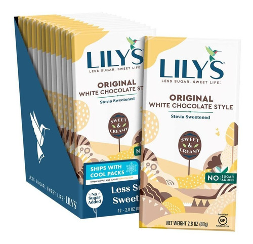 Lilys - Dulces Endulzados Con Stevia, Sin Azúcar Añadida