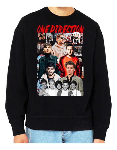 Buzo One Direction (negro:) Ideas Mvd