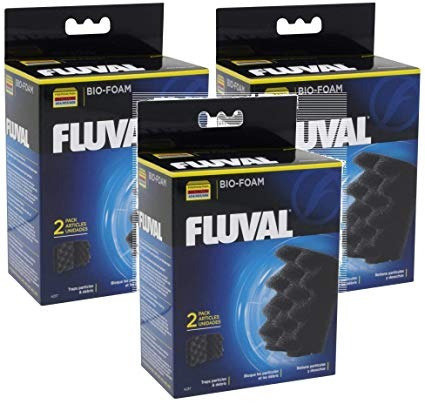 Hagen Fluval 6 Pack De 306/406 Filtros Bio-espuma, 3 Cajas Q