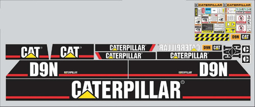 Kit De Calcomanías Para Caterpillar D9n