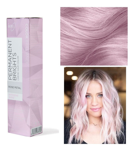 Tinte Ion Permanente En Crema Rose Petal Pétalo De Rosa