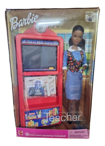 Barbie Teacher Professora Christie 2000 Antiga 80 90