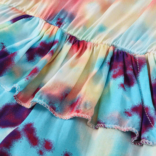 Mono De Moda De Verano Para Niñas Con Estampado De Estrellas
