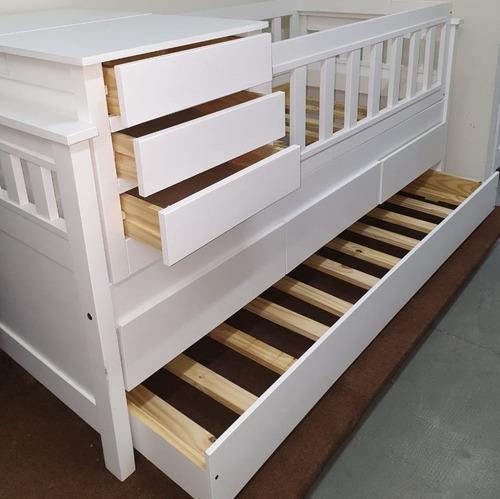 Imagen 5 de 7 de Cuna Funcional Con Carro Cama Y 6 Cajones! Oferta!