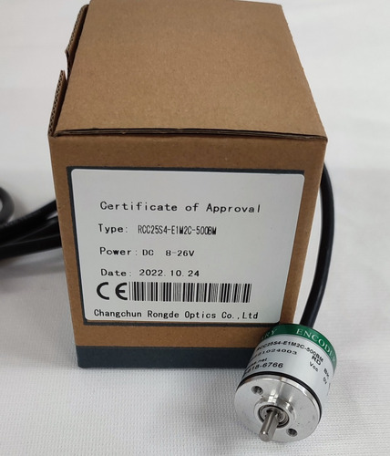 Encoder Incremental 500 Ppr A,b,z Roundss 25mm