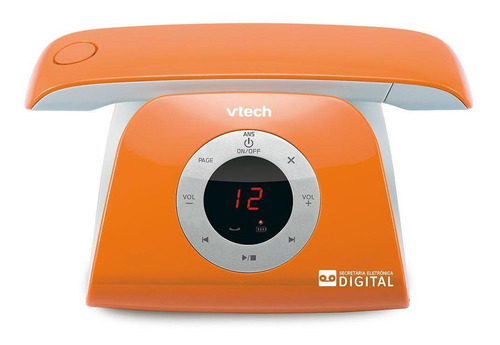 Telefone VTech  Retro Phone - O sem fio - cor laranja