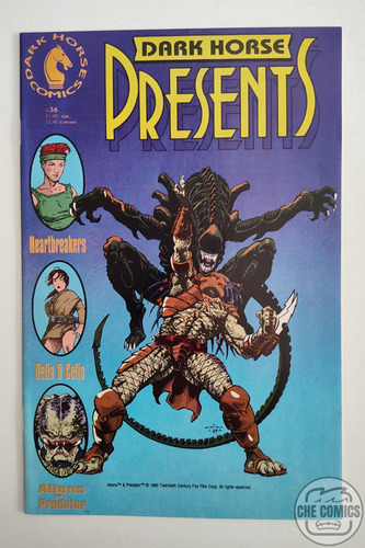 Dhp #36 (1989) - Comic Inglés - 1er Pelea Alien Vs Predator