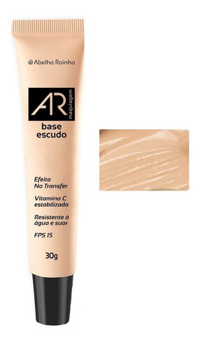 Base Líquida Vitamina C Bege Natural Fps 15 Abelha Rainha