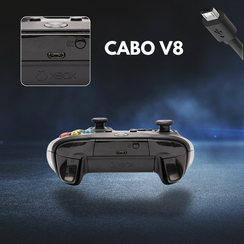 Cabo Carregador Para Controle Xbox One Usb V8 Resistente