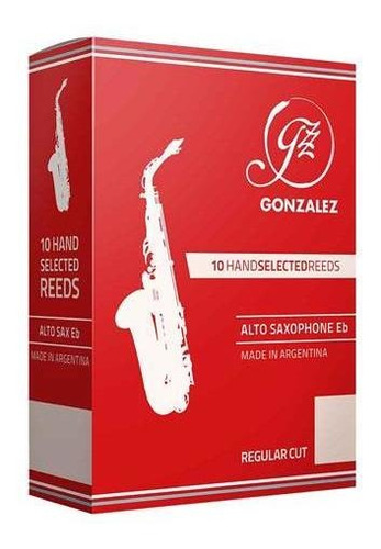 Cuo Cañas Saxo Alto Rc Dureza N°3 Y 1/2 Pack X 3 Gonzalez