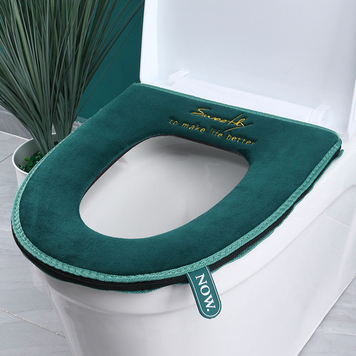 Cubierta De Asiento De Inodoro Con Cierre Para Invierno