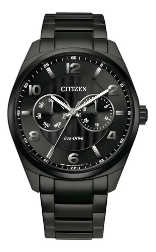 Reloj Citizen Eco Drive Caballero Negro Dc Ao9028-58e