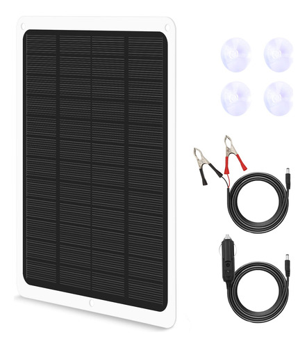 Noenough Cargador Bateria Solar 5 W Portatil Para 12 V Panel