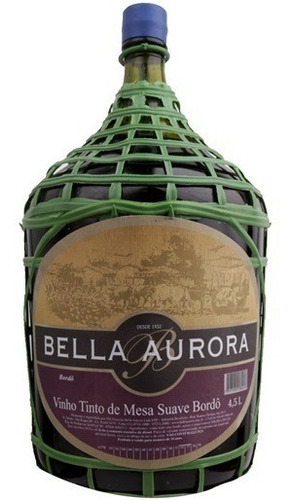 Vinho Tinto Suave Bordô 4,5 L - Bella Aurora