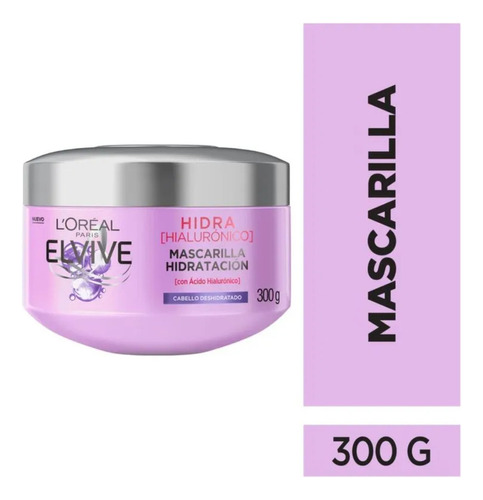 Mascarilla Capilar L´oréal Paris Elvive Hidra Hialurónico 300g