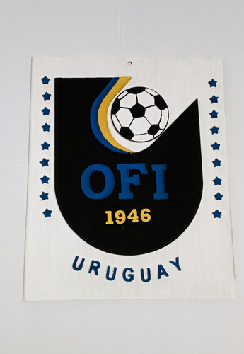 Escudo De Ofi (organización Del Fútbol Del Interior) En Mdf 