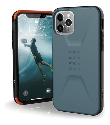 Funda Para iPhone 11 Pro - Uag Civilian Celeste Antishock