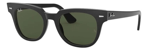 Lentes De Sol Meteor Classic Black Ray-ban Color G-15 GREEN Color de la lente Green Color de la varilla Gloss black Color del armazón Gloss black