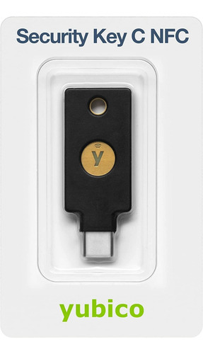 Clave De Seguridad C Nfc De Yubico - Negro - Fido U2f Y Fido