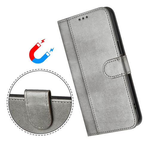 Funda Tipo Cartera De Piel Para La Serie Blu Con Tarjetero, Función Atril Y Funda Con Correa Para La Muñeca