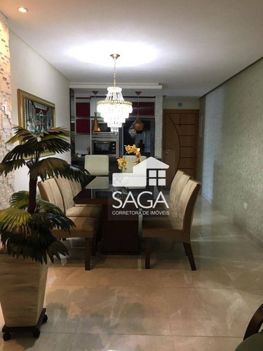 Imagem 6 de 30 de Todo Planejado E Decorado! Vista Mar! Apartamento Com 3 Dormitórios À Venda, 128 M² Por R$ 900.000 - Canto Do Forte - Praia Grande/sp - Ap4135