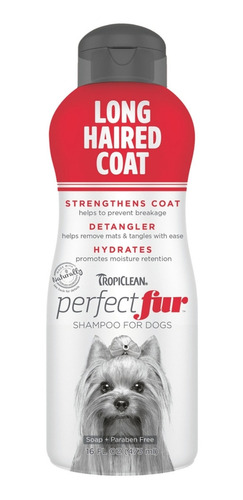 Shampoo Para Perro, Pelo Largo, Sedoso,perfect Fur 473ml