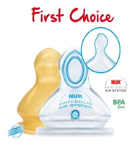 Mamadera First Choice Nuk Control De Temperatura Maternelle