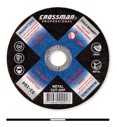 Disco Zirconio 180x22,2mm Grano 40 Crossman 52611