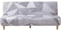 Comprar Funda De Sofa Cama Sin Brazos Triangulos Grises Eleoption