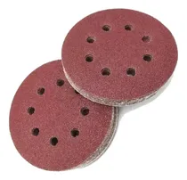 Comprar Starfer 8 furos abrasivo lixamento madeira ferro kit 50 disco de lixa Velcro ferro 115mm 