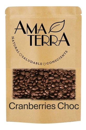 Cranberries Bañados En Chocolate 500 Grs. Amaterra