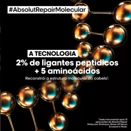 Shampoo Profissional L'oréal Absolut Repair Molecular 1,5l
