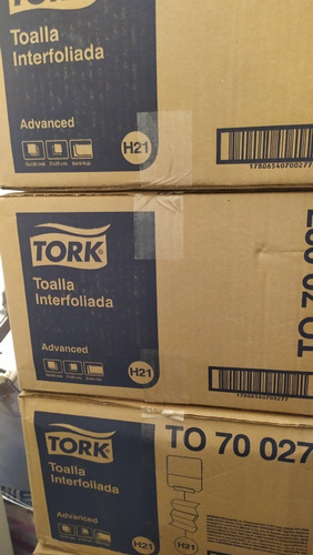 Toalla Advanced Interfoliada Tork Doble Hoja 16×200 Hojas