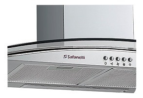 Imagem 7 de 8 de Coifa Depurador Parede Vidro Curvo Inox 90cm Safanelli