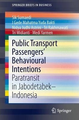 Libro Public Transport Passengers' Behavioural Intentions...