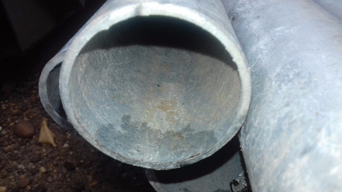 Tubo Rigido Galvanizado En Caliente 2 Espesor 5mm X 3 Mts