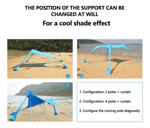 Aplicável A Tienda De Playa Suns Shelter Protector Solar