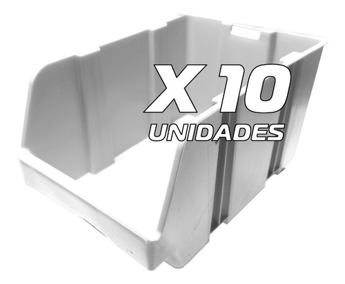 10 Gavetas Plástica Caja Organizador Apilable 1plh 10x8,6x16