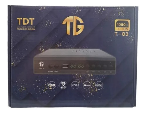 Decodificador Tdt Tg - Tv Digital Dvb Hdmi Antena
