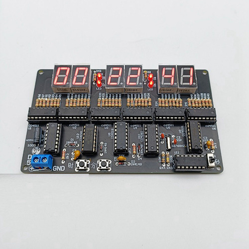 Kit De Relógio De Circuito Digital 2x 4,5v-5,5v De 6 Bits El