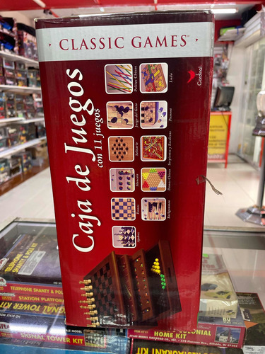 Game House 11 Juegos De Madera Damas Chinas, Ajedrez