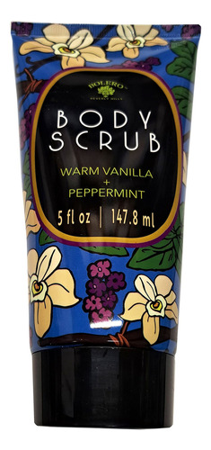 Bolero Body Scrub Warm Vanilla & Mint 5 Onzas Líquidas, 5..