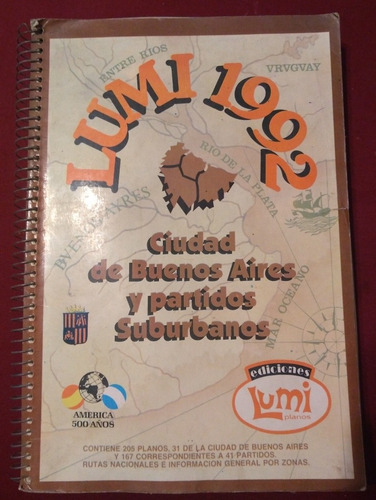 Libro Lumi 1992 - Ciudad De Buenos Aires Y Partidos Suburban