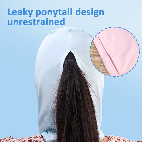 Gorro Plegable Ice Silk, Protector Solar, Protección Del Cue