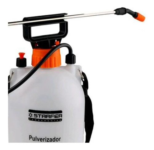 Pulverizador Veneno Bomba Compressão 5l Starfer Lateral Cor Branco