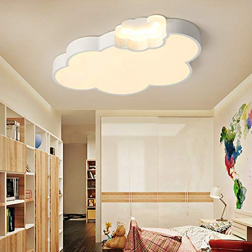 Lampara Techo Led Regulable Diseño Nube Dibujo Animado Niña