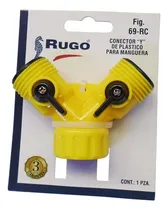 Comprar Conector Y P\u002Fdos Mangueras Mod-69rc Color Amarillo