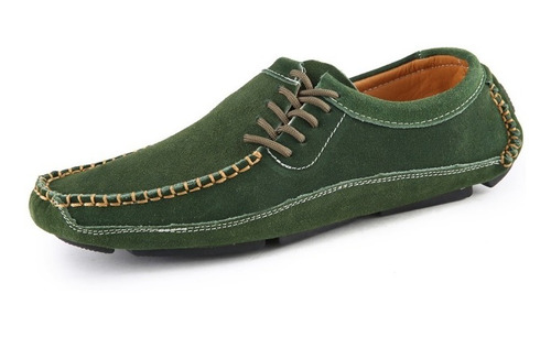 Zapatos De Cuero Casuales Hechos A Mano Para Hombre