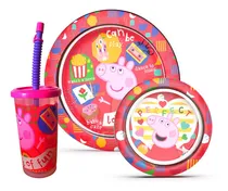 Comprar Set Promoción Peppa Pig: Plato + Vaso Sport + Bowl