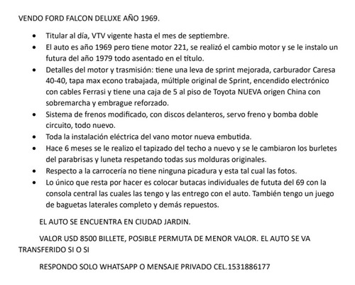 Ford Falcon 3.6 Ranchero